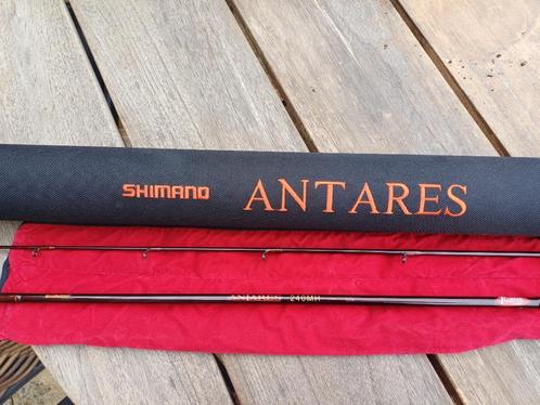 Shimano Antares 240 MH + foudraal + beschermkoker, Watersport en Boten, Hengelsport | Roofvissen, Zo goed als nieuw, Werphengel