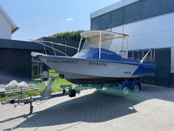 Vissersboot kajuitboot motorboot 150PK Volvo Penta beschikbaar voor biedingen