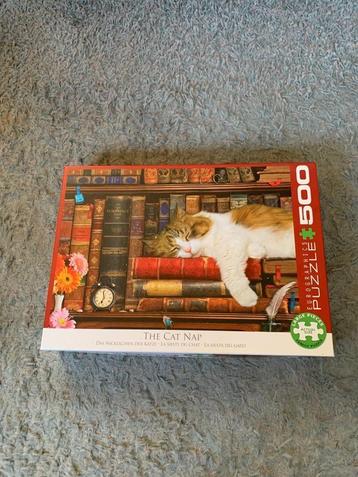 Puzzel eurographics The Cat Nap (500) beschikbaar voor biedingen