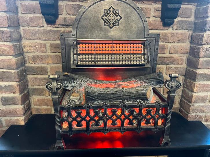 Vintage Belling elektrische haard – Art Deco stijl, Huis en Inrichting, Kachels, Gebruikt, Vrijstaand, Overige soorten, Elektrisch