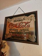 Vintage Coca-Cola Spiegel, Antiek en Kunst, Antiek | Spiegels, Ophalen of Verzenden, Rechthoekig, 50 tot 100 cm, Minder dan 100 cm