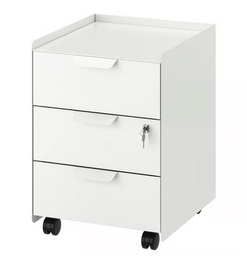 Ikea ladeblok trotten diverse beschikbaar, Huis en Inrichting, Bureaus, Gebruikt, Bureau, Met wielen, Ophalen