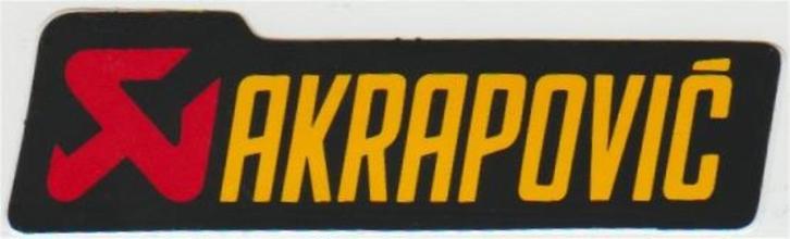 Akrapovic sticker #7, Motoren, Accessoires | Stickers, Ophalen of Verzenden