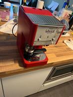 Gaggia Deluxe Espresso Machine, Minder dan 100 cm, Gebruikt, Ophalen, Rood