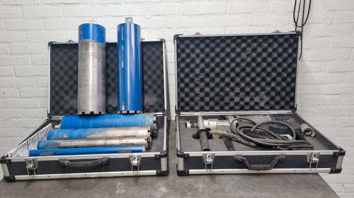 Diamantboor set + boormachine - Nat/Droog, Doe-het-zelf en Verbouw, Gereedschap | Boormachines, Boormachine, Ophalen