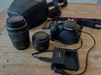 Canon EOS 550D body met 2 lenzen, oplader, cameratas,, Canon, Ophalen of Verzenden, Zo goed als nieuw