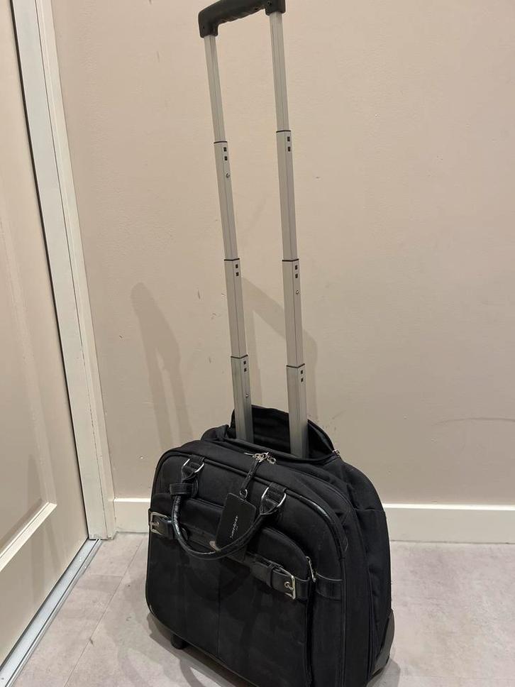 Samsonite Rolling Tote Laptoptas - Gebruikt, Sieraden, Tassen en Uiterlijk, Koffers, Gebruikt, Overige materialen, Minder dan 50 cm
