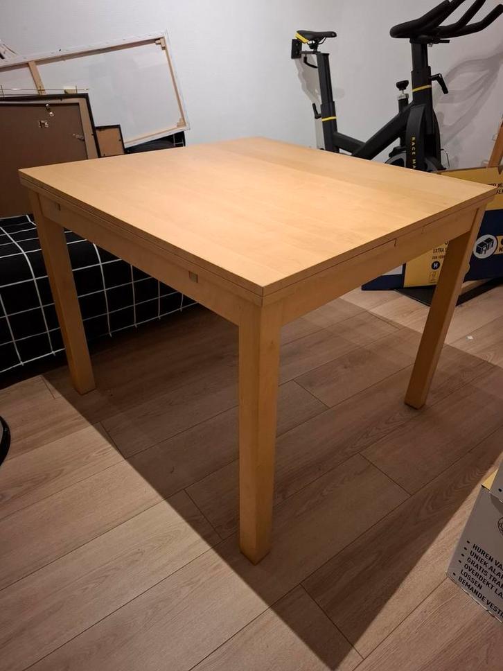 Ikea Bjursta Uitschuifbare Tafel - Prima Staat, Huis en Inrichting, Tafels | Eettafels, Gebruikt, 50 tot 100 cm, 50 tot 100 cm