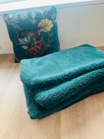 Sissy Boy plaid deken + kussen - groen, Ophalen of Verzenden, Gebruikt