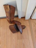 LEREN LAARZEN BRUIN MAAT 37, Ophalen of Verzenden, Nieuw, Bruin, Hoge laarzen