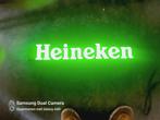 Mooie Heineken verlichting 70 cm lang, Ophalen of Verzenden, Zo goed als nieuw, Reclamebord, Plaat of Schild, Heineken