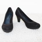 Zeer Mooie Leren Marco Tozzi Pumps s25 (Maat 37) € 35,-, Pumps, Zwart, Marco Tozzi, Ophalen of Verzenden