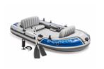 Intex 4persoonsboot + Talamex motor 30 Amp + accessoires, Ophalen of Verzenden, Gebruikt, Motor en Techniek, Motorboot