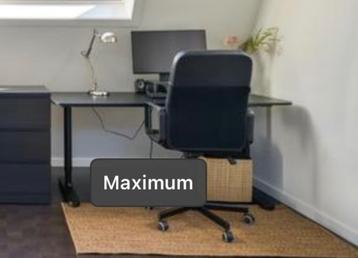 IKEA Bekant bureau zwart 160x80 - afbeelding 1