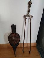 Haardtang blaasbalg, Ophalen of Verzenden, Gebruikt, Vrijstaande haard, Houthaard