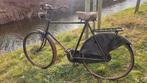 Antieke fiets jaren 50 met transportmand, Fietsen en Brommers, Fietsen | Oldtimers, 55 tot 59 cm, Ophalen, Onbekend, Jaren '50