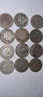 12x zilveren munten koning willem 1849, Ophalen of Verzenden