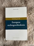 Inleiding tot de Europese Rechtsgeschiedenis, Boeken, Beta, Randall Lesaffer, Ophalen of Verzenden, WO