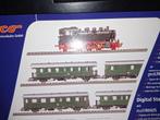 Roco/Fleischmann stoomloc set, Hobby en Vrije tijd, Modeltreinen | H0, Treinset, Gelijkstroom, Ophalen of Verzenden, Zo goed als nieuw