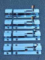 4 sluitingen, profielschuif, grendel voor deuren, kastjes, Ophalen of Verzenden, Nieuw, Scharnier