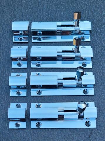 
4 sluitingen, profielschuif, grendel voor deuren, kastjes beschikbaar voor biedingen