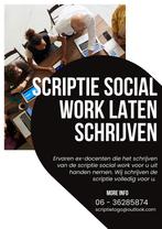 Scriptie/Verslag schrijven? Social work/andere opleidingen