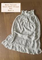 Twinset witte rok (Maat s) met kant & borduursels, Kleding | Dames, Rokken, Verzenden, Wit, Twin set, Zo goed als nieuw