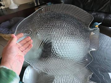 50 delig! vintage Arcoroc glazen vissen servies  beschikbaar voor biedingen