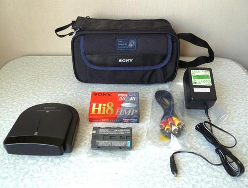Sony-Laserlink-Hi8+accu+cassette+tas enz. Nieuw !!, Audio, Tv en Foto, Videocamera's Analoog, Camera, Hi 8, Ophalen
