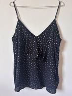 Nieuw! Zara top blauw/gouden stippen - XL, Blauw, Zara, Nieuw, Ophalen of Verzenden