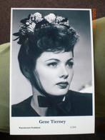 kaart Gene Tierney 10, Verzamelen, Ophalen of Verzenden, Ongelopen, Sterren en Beroemdheden