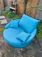 Lounge stoel, Huis en Inrichting, Stoelen, Ophalen, Gebruikt, Blauw, Design