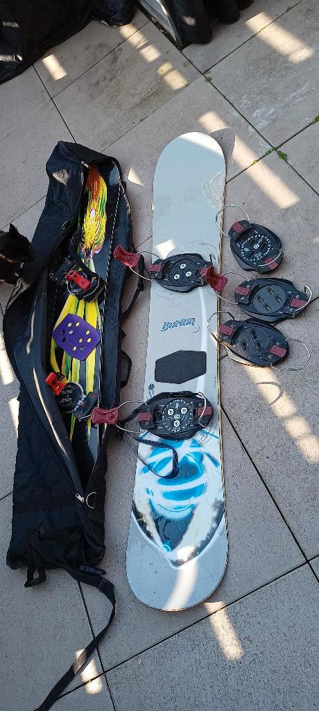 Oxbow + Burton snowboards voor hardboots, Sport en Fitness, Snowboarden, Gebruikt, Board, Ophalen