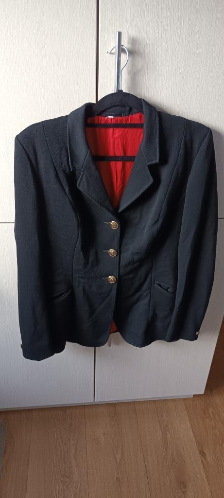 Zwart paardrij/wedstrijdjasje maat S/M, Dieren en Toebehoren, Paardrijkleding, Gebruikt, Dames, Kinderen, Bovenkleding, Dressuur