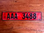 Nummerplaat Zambia, Ophalen of Verzenden, Gebruikt, Auto's