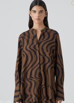 CLOSED prachtige bruin/blauwe blouse mt S (M), Ophalen, Bruin, Closed, Zo goed als nieuw