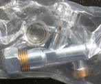 waterkraan 2 stuk  bijv wasmachine nieuw in de verpakking, Ophalen of Verzenden, Nieuw, Rvs, Kraan