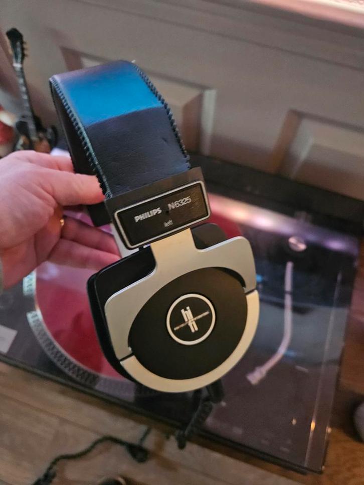 Vintage Philips N6325 Koptelefoon - Goede staat., Audio, Tv en Foto, Koptelefoons, Zo goed als nieuw, Over oor (circumaural), Philips
