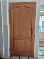 Eikenhouten opdekdeuren 95 en 85 x 210 met en zonder glas, Doe-het-zelf en Verbouw, Deuren en Horren, Ophalen, 80 tot 100 cm, Binnendeur