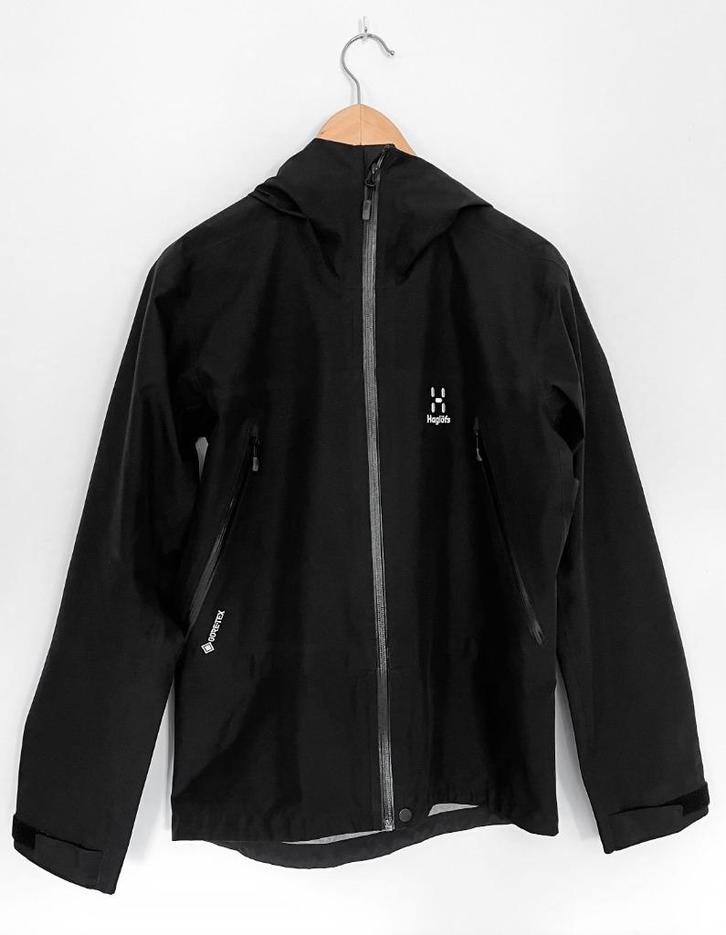 Haglöfs Gore-Tex Waterdichte Heren Regenjas Zwart Maat S, Kleding | Heren, Jassen | Winter, Zo goed als nieuw, Maat 46 (S) of kleiner