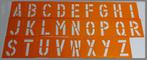 Nieuwe kunststof slabloon cijfers en letters 15 cm. € 29,95, Ophalen of Verzenden, Nieuw, Overige typen