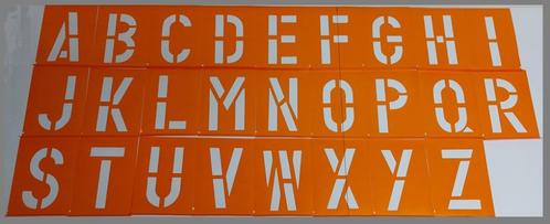 Nieuwe kunststof slabloon cijfers en letters 15 cm. € 29,95, Hobby en Vrije tijd, Schilderen, Nieuw, Overige typen, Ophalen of Verzenden