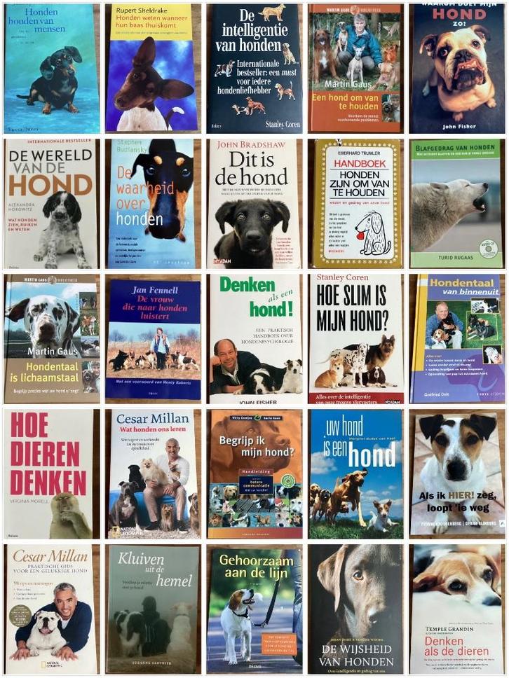 Gedrag, training, lichaamstaal,denken, opvoeding hond boeken, Boeken, Dieren en Huisdieren, Zo goed als nieuw, Honden, Ophalen of Verzenden