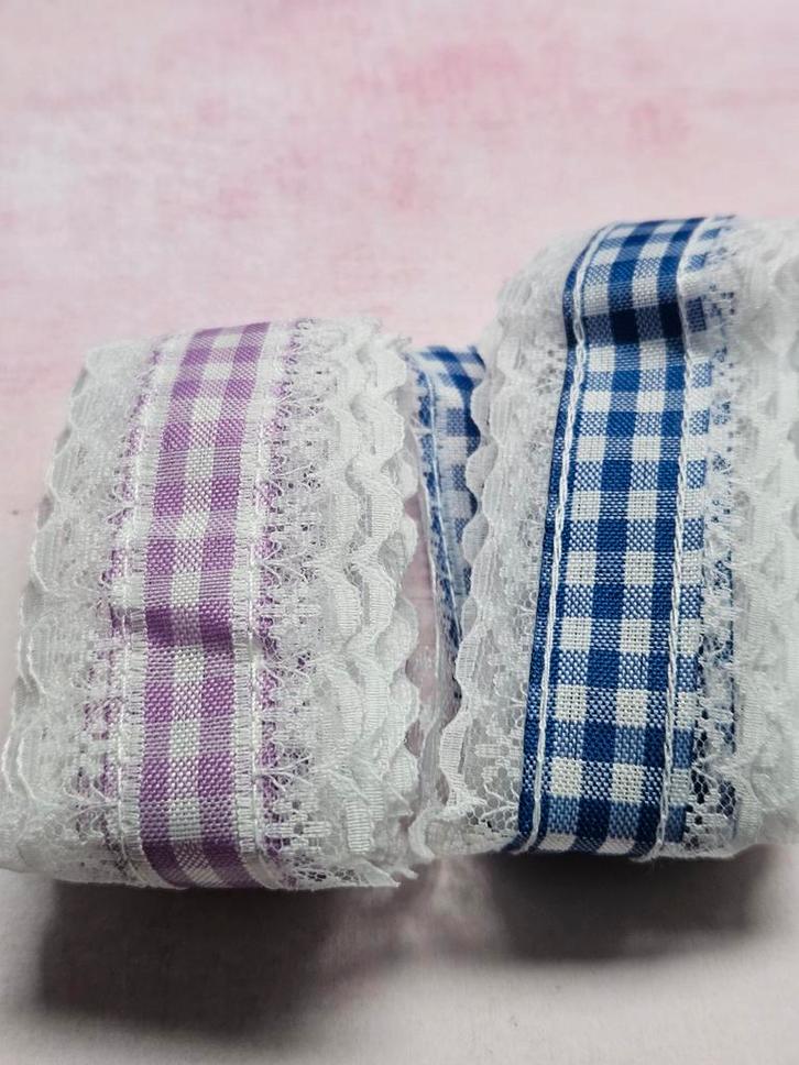 Leuk lint met kant, Hobby en Vrije tijd, Naaien en Fournituren, Nieuw, Lint, Band of Elastiek, Ophalen