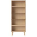 Bolia | Silent Boekenkast Geolied Eiken, Ophalen, 200 cm of meer, Nieuw, 50 tot 100 cm