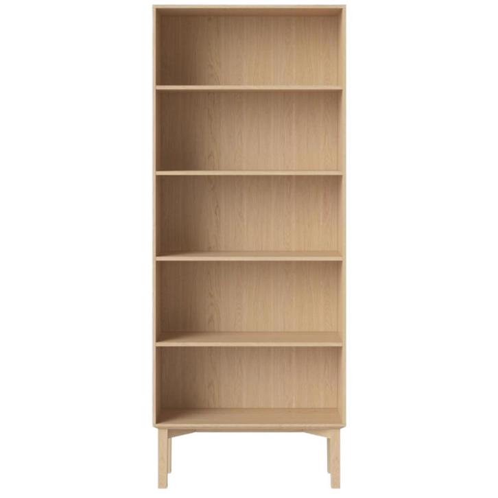 Bolia | Silent Boekenkast Geolied Eiken, Huis en Inrichting, Kasten | Boekenkasten, Nieuw, 50 tot 100 cm, 200 cm of meer, 25 tot 50 cm
