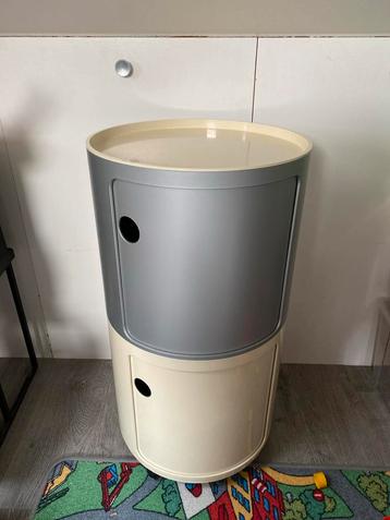 2x Kartell Componibili Grotere Versie (42cm) beschikbaar voor biedingen