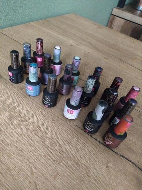 12 potjes Pink Gellac, Sieraden, Tassen en Uiterlijk, Uiterlijk | Cosmetica en Make-up, Zo goed als nieuw, Handen en Nagels, Overige kleuren