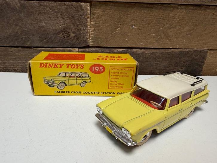 Dinky Toys 193 - Rambler Cross Country Station Wagon - A6209, Hobby en Vrije tijd, Modelauto's | Overige schalen, Gebruikt, Auto