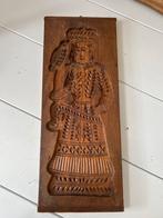 Oude Dubbelzijdige Speculaasplank van groot formaat, Ophalen of Verzenden